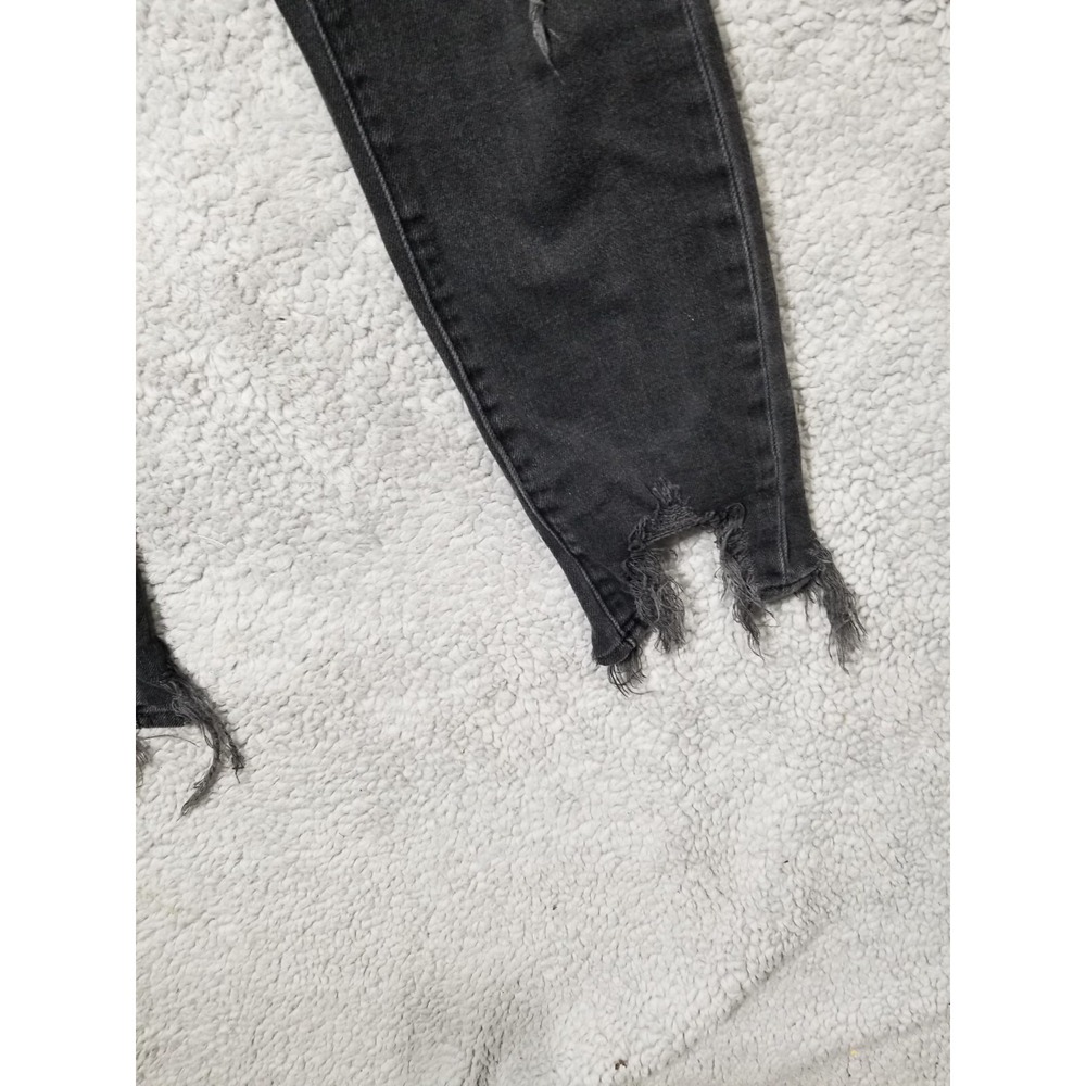 L'agence Destructed Hi‎ Line Raw Hem Straight Leg Jeans Women's 26 Biscuit - Picture 7 of 8